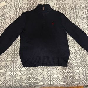 Polo quarter-zip pullover sweater, Large